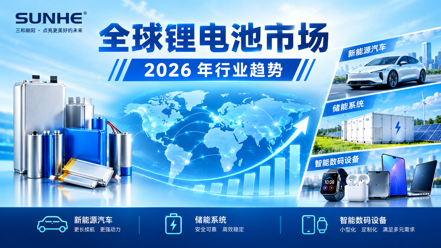 2026年全球锂离子电池市场持续增长